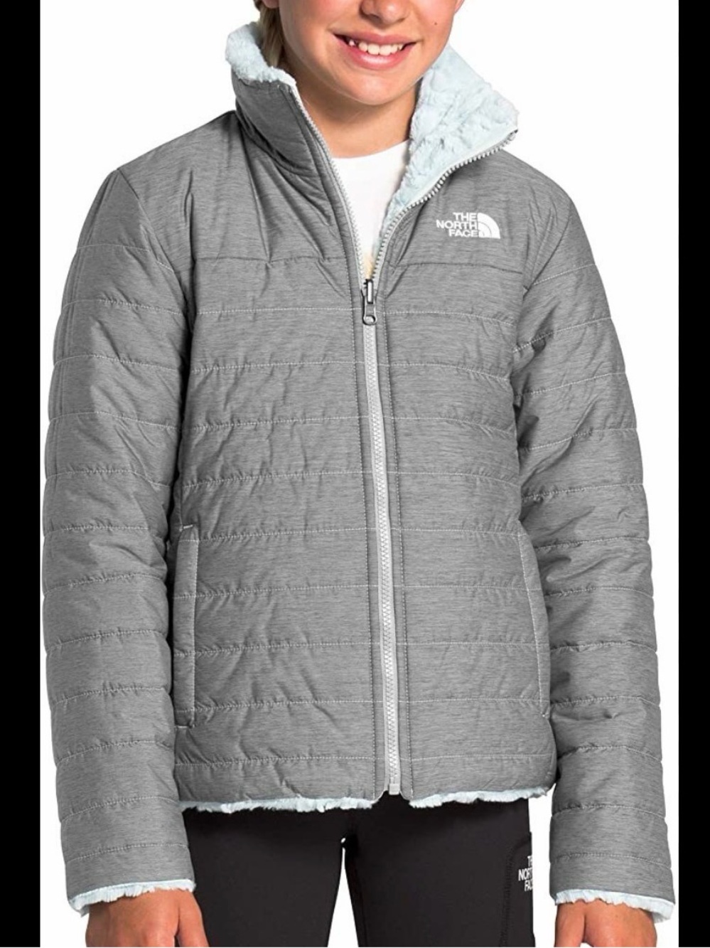 The North Face Girls Mossbud swirl reversible Jacket